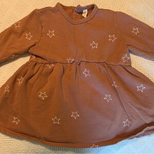 Quincy Mae Starry Tan Kids Dress